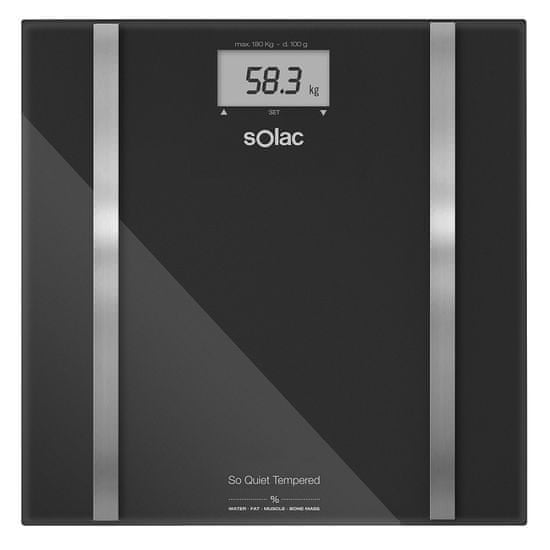 SOLAC PD7636 So Quiet Tempered osobná váha