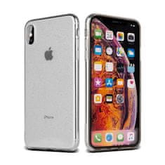 IZMAEL Priesvitné puzdro s trblietkami pre Apple iPhone SE 2022/iPhone SE 2020/iPhone 8/iPhone 7 - Transparentná KP17851