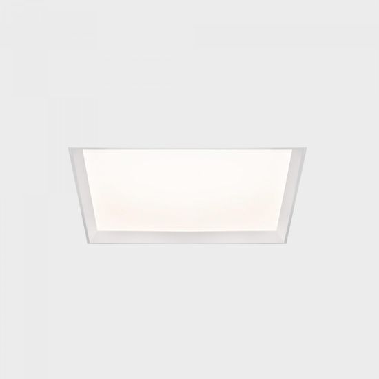 KOHL LIGHTING KOHL-Lighting CHESS WINNER K-SELECT zapustené svietidlo s rámčekom 595x595 mm biela 37 W CRI &gt;80 3CCT 3000K-4000K-5700K PUSH
