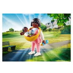 Playmobil Mamička s detským nosičom , Život v meste, 4 dieliky