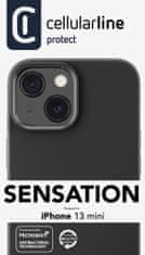CellularLine Ochranný silikónový kryt Sensation pre Apple iPhone 13 mini SENSATIONIPH13MINK, čierny
