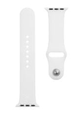 Tactical 465 Silikonový Řemínek pre Apple Watch 1/2/3/4/5/6/7/8/9/SE 38/40/41mm White 8596311073120