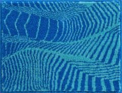 Karim Rashid Luxusná dizajnová česká kúpeľňová predložka, KARIM 13 50 x 65 cm, modrá