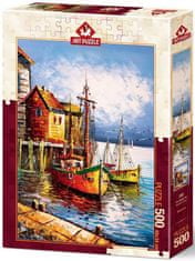 Art puzzle Oranžový prístav