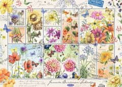 Jumbo Poštové známky - letné kvety