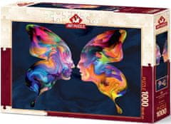 Art puzzle Láska motýľov