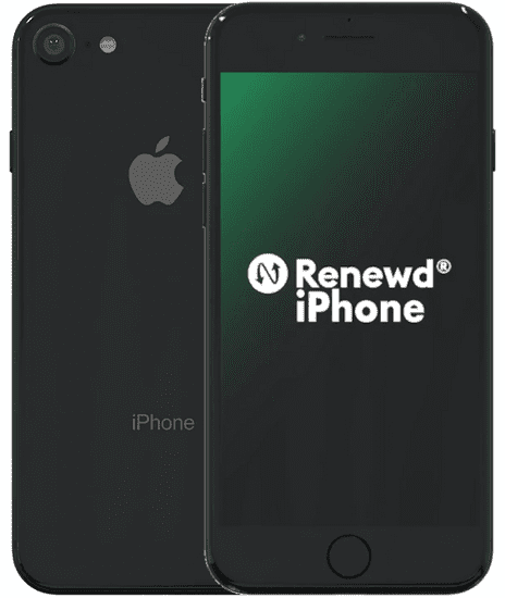 Apple Refurbished iPhone 8, 64 GB, Space Gray (Renewd)