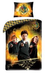 Halantex Prémiová Posteľná Bielizeň Harry Potter Zlatá Bavlna, 140/200, 70/90 Cm