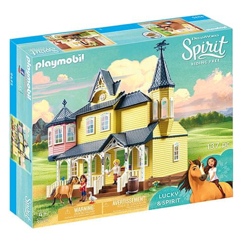 Playmobil Lucky šťastný domov , Spirit Riding Free, 137 dielikov