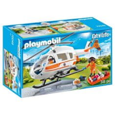 Playmobil Záchranný vrtulník , Nemocnica, 38 dielikov