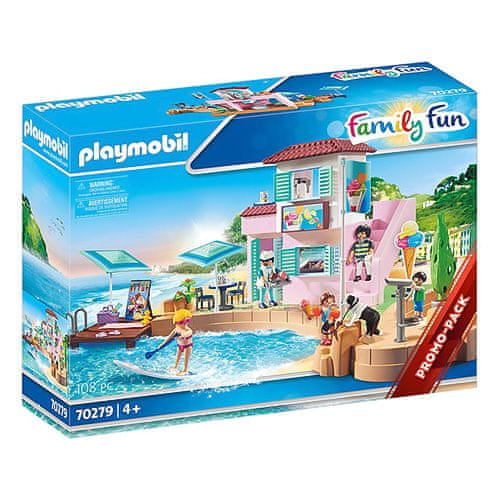Playmobil Zmrzlináreň v prístave , Prázdniny, 108 dielikov