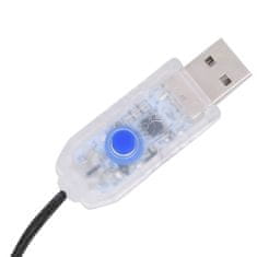 Vidaxl LED reťaz so 150 LED diódami modrá 15 m PVC