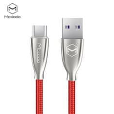 Mcdodo Mcdodo USB C kábel Excellence series (Huawei Super charge), 5A, 1,5 m, červený