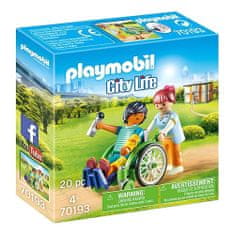 Playmobil Pacient na vozíku , Život v meste, 20 dielikov
