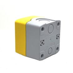 Tracon Electric Krabicová zostava k tlačidlám žltá - 1x otvor 70x90x65mm
