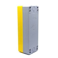 Tracon Electric Krabicová zostava k tlačidlám žltá - 4x otvor 70x207x65mm