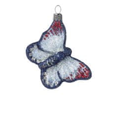 Decor By Glassor Trblietavý motýľ modrobiely