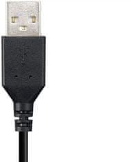 USB Office Headsat Mono, čierna