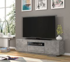Homlando TV skrinka AURA 150 cm univerzálna, závesná alebo stojaca betón