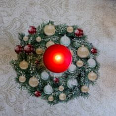 Dům Vánoc Vianočný obrus s motívom Ozdobený veniec 140x260 cm