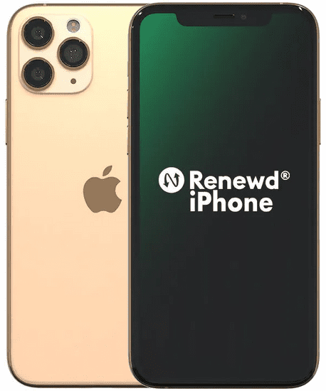 Apple Refurbished iPhone 11 Pro, 256GB, Gold (Renewd)