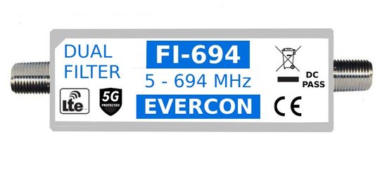 EVERCON Duálny 5G + LTE filter FI-694