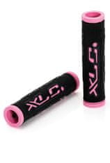 XLC Gripy Dual Colour 125mm čierno/ružové
