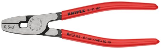 Knipex KNIPEX Kliešte lisovacie na koncové dutinky