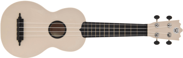 krásne sopránové ukulele WOODI WU-21WH BK lesklá povrchová úprava 12 pražcov plnohodnotný zvuk zhotovené z odolnej umelej hmoty krásnej aj ako darček