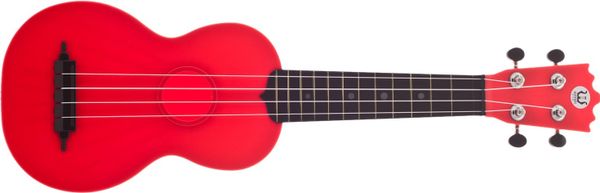 krásne sopránové ukulele WOODI UK-21RD bK matná povrchová úprava 12 pražcov plnohodnotný zvuk zhotovené z odolnej umelej hmoty krásnej aj ako darček