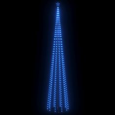 Vidaxl Vianočný stromček, kužeľ, 752 LED, modré svetlo 160x500cm