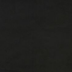 Vidaxl Podnožka, čierna, 78x56x32 cm, čalúnená zamatom