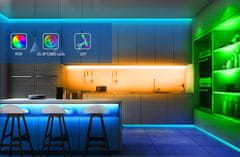 Alum online RGB LED pásik s Bluetooth - 5m