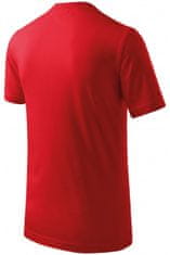 Detské tričko jednoduché, červená, 134cm / 8rokov
