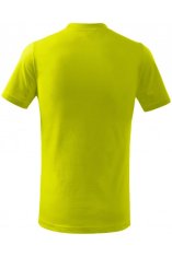 Detské tričko jednoduché, limetková, 110cm / 4roky