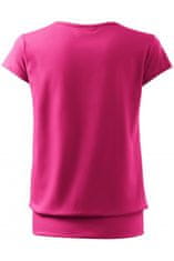 Dámske trendové tričko, purpurová, L