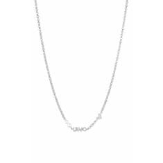 Liu.Jo Romantický oceľový náhrdelník s perličkami Icona LJ1689