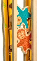 Lucy&Leo 240 Prefíkané opičky - drevená nástenná hračka - rozbalené