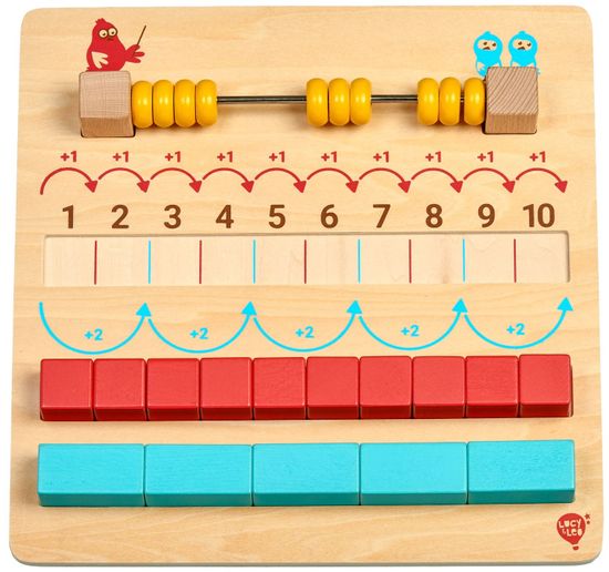 Lucy&Leo 251 Moja prvá matematická hra počítanie - drevená herná sada