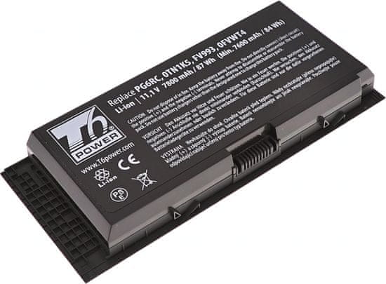 T6 power Batéria pre notebook Dell 451-11744, Li-Ion, 11,1 V, 7800 mAh (87 Wh), čierna