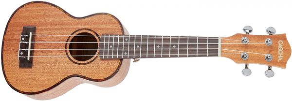 krásne sopránové ukulele cascha hh 2027 soprano mahogany ukulele bundle matná povrchová úprava 16 pražcov plnohodnotný zvuk zhotovené z mahagónového dreva bohatá výbava krásne aj ako darček