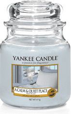 Yankee Candle A CALM AND QUIET PLACE Stredná sviečka 411 g