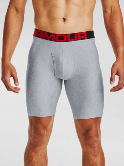 Under Armour Boxerky UA Tech 9in 2 Pack-GRY