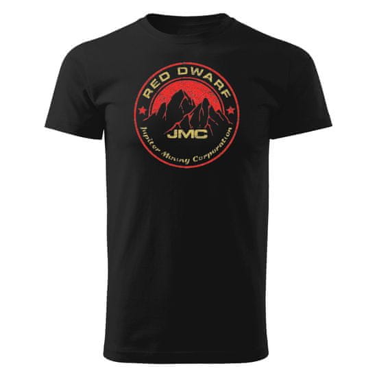 Grooters Pánske tričko Červený trpaslík - Jupiter Mining Company Veľkosť: S