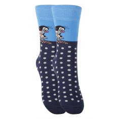 Fuski - Boma 3PACK detské ponožky modré (Krtko-Mix 2) - veľkosť 20/24