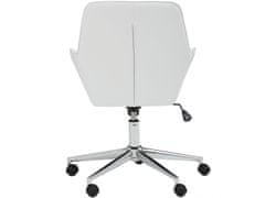 Danish Style Kancelárska stolička Geryr, biela