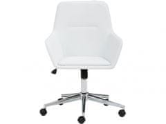 Danish Style Kancelárska stolička Geryr, biela