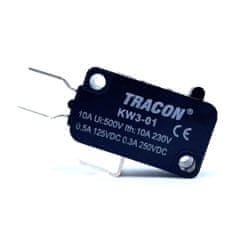 Tracon Electric Mikrospínač s plastovým čapom 15mm Balenie: 2 ks