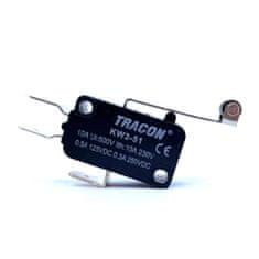 Tracon Electric Mikrospínač s pákou a kladkou 28mm Balenie: 2 ks