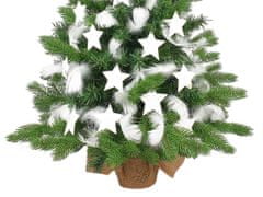 LAALU Sada vianočných ozdôb 32 ks v boxe KRÁĽ ZIMA na vianočné stromčeky do 100 cm